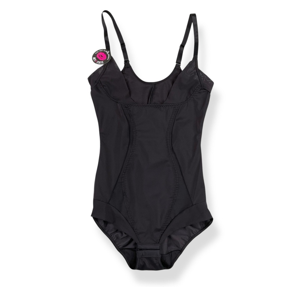 Maidenform Bodysuit Black Shapewear Women‎ Small Adjustable Straps NWT